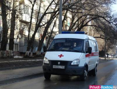 В Ростове водитель получил серьезные травмы, врезавшись в столб