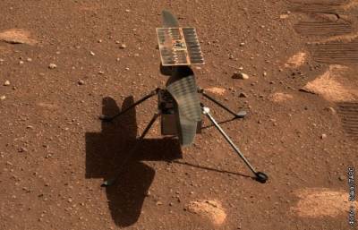 Вертолёт Ingenuity совершит 15-й полёт над поверхностью Марса 6 ноября