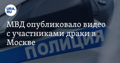 МВД опубликовало видео с участниками драки в Москве. «Ребенка специально ударили»