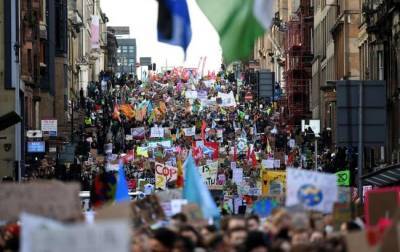 Климатический саммит в Глазго: тысячи активистов вышли на протест