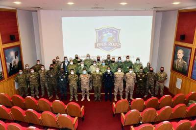 Азербайджанские военнослужащие приняли участие в конференции по планированию учений "Эфес-2022" - trend.az - Турция - Азербайджан - Измир