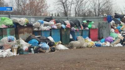 Жители поселка в Уфе жалуются на мусорный коллапс
