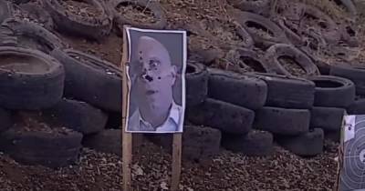 Одиозного Киву "расстреляли" в ответ на его скандальную выходку с портретом Бандеры
