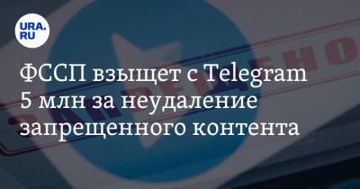 ФССП взыщет с Telegram 5 млн за неудаление запрещенного контента