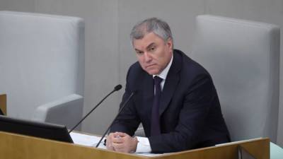 Володин заявил о важности парламентского взаимодействия России и Белоруссии