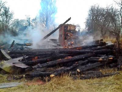 В утреннем пожаре в Смоленской области погиб человек