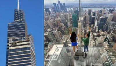 В Нью-Йорке готовят к открытию небоскреб с прозрачной смотровой площадкой
