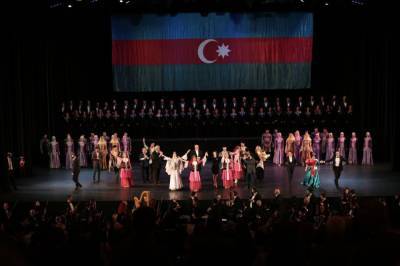 Во Дворце Гейдара Алиева в Баку представлен грандиозный Гимн освобождению Карабаха (ВИДЕО, ФОТО)
