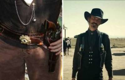 Почему некоторые стрелки-профи на Диком Западе носили револьверы в кобуре задом наперед