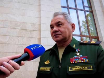 Шойгу рассказал о высоком боевом духе в российской армии