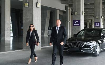 Президент Ильхам Алиев и Первая леди Мехрибан Алиева заложили фундамент Шушинской городской больницы