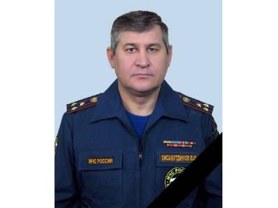Вчера умер бывший начальник Главного управления МЧС Башкирии Валерий Хисамутдинов