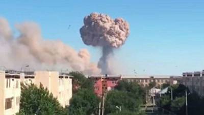 Взрыв произошел в Актау