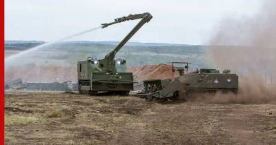 Российские инженерные войска получили роботов-саперов "Уран"