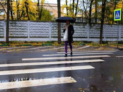 В Челябинске автомобилист наехал на лежащего пешехода