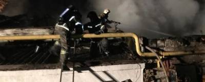 В Ростове в ночь на 8 ноября тушили пожар в мебельном цеху