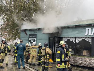 В Ростове потушили пожар на Большой Садовой