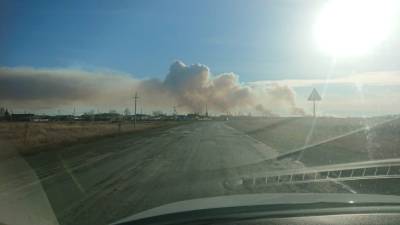 В Челябинской области — новый природный пожар возле поселка