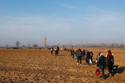 Многочисленная группа мигрантов перешла белорусско-польскую границу