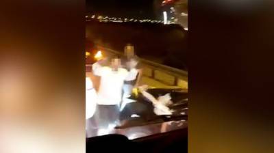 Видео: как на главной автотрассе Израиля угнали роскошный лимузин