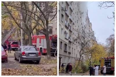 Пожар в многоэтажке Одессы, кадры ЧП: "люди кричат, что будут прыгать из окна" - politeka.net - Украина - Одесса