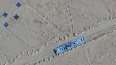 Неопознанные объекты в виде эсминцев США обнаружены в китайской пустыне