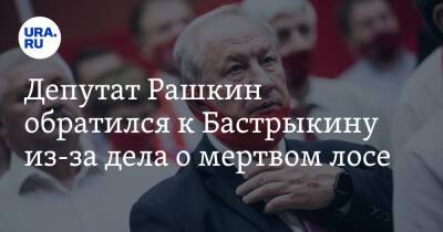 Депутат Рашкин обратился к Бастрыкину из-за дела о мертвом лосе. Скрин