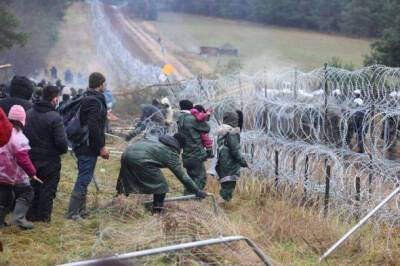 На границе Белоруссии и Польши были слышны звуки выстрелов