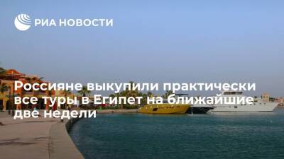 Россияне выкупили практически все туры на курорты Египта на ближайшие две недели