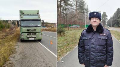 Пермский правоохранитель остановил грузовик со скончавшимся за рулем водителем