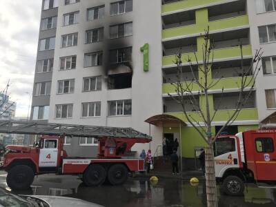 38 человек тушили пожар в квартире дома по улице Александра Невского