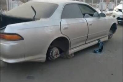Хозяин разобранной ворами машины в Чите в полицию не обращался
