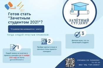 В Вологде начался прием заявок на ежегодный проект-конкурс «Зачетный студент»