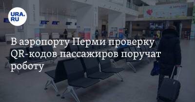 В аэропорту Перми проверку QR-кодов пассажиров поручат роботу
