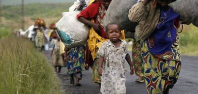 Из-за боевых действий в Восточном Конго, около 11 тысяч беженцев сбежали в Уганду