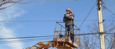 В Крыму восстановлено прерванное ураганом электроснабжение
