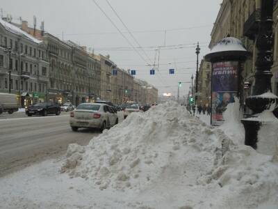 В Петербурге минус шесть и небольшой снегопад