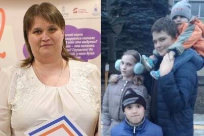 Многодетная мама из Волгограда учит своих детей волонтерству