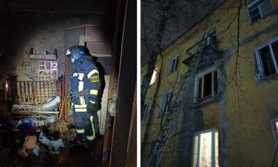 Семь человек сегодня спасли на пожаре в Петрозаводске