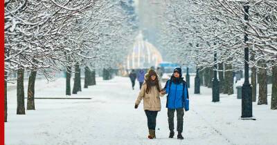 Синоптик сообщил о формировании в Москве устойчивого снежного покрова до 9 сантиметров