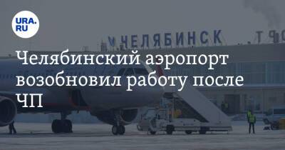 Челябинский аэропорт возобновил работу после ЧП