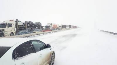 Трассу Хабаровск – Комсомольск-на-Амуре закрыли из-за снежного циклона