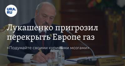 Лукашенко пригрозил перекрыть Европе газ
