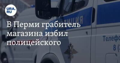 В Перми грабитель магазина избил полицейского