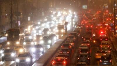 «Пробка года» образовалась на Московском шоссе в Петербурге