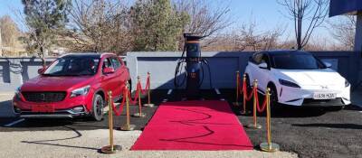 UNG Petro открыла новую зарядную станцию для электромобилей в Джизакской области