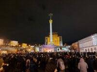 В Киеве проходит анонсированный ранее митинг против Зеленского.
