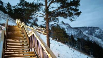 В Красноярске появилась самая длинная лестница в России