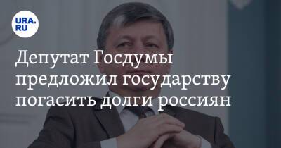 Депутат Госдумы предложил государству погасить долги россиян