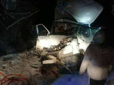 Фото: Две «Газели» столкнулись у поселка Студеное, есть пострадавший